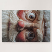 Close-up van de verrassende uitdrukking van de ker legpuzzel (Horizontaal)