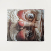 Close-up van de verrassende uitdrukking van de ker wandkleed (Voorkant (horizontaal))