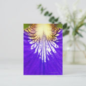 Close-up van de wilde bloem, Blauwe vlag Iris (Iri Briefkaart (Staand voorkant)