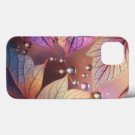 Close-Up van Delicate Autumn Leaves telefoonhoesje Case-Mate iPhone Case (Achterkant (horizontaal))