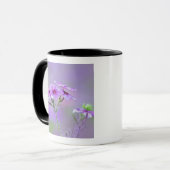 Close-up van Drummond Phlox, Phlox drummondi, Mok (Voorkant links)