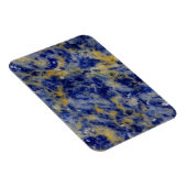 Close-up van een blauwe sodaliet magneet (Rechterzijde)