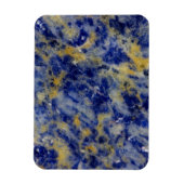 Close-up van een blauwe sodaliet magneet (Verticaal)