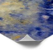 Close-up van een blauwe sodaliet poster (Hoek)