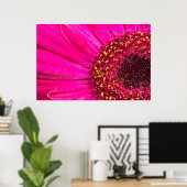 Close-up van een Gerbera-margriet Poster (Thuiskantoor)