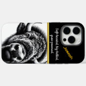 Close-up van een majestueuze buffel Case-Mate iPhone case (Achterkant (horizontaal))