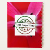 Close-up van een Tulip Flower Center Planner (Achterkant)