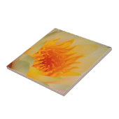 Close-up van een waterlelie tegeltje (Zijkant)