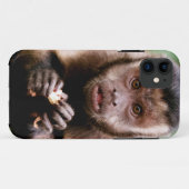 Close-up van een zwartkapkapucijnaap Case-Mate iPhone case (Achterkant (horizontaal))