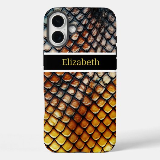 Close-up van giftige slangenhuidpatronen Case-Mate iPhone case (Achterkant)