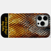 Close-up van giftige slangenhuidpatronen Case-Mate iPhone case (Achterkant (horizontaal))