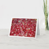 Close-up van Granaatappelzaden Kaart (Voorkant)