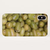 Close-up van groene olijven Case-Mate iPhone case (Achterkant (horizontaal))