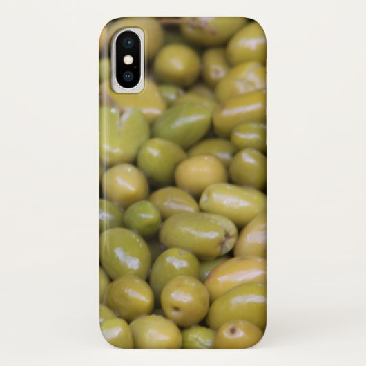 Close-up van groene olijven Case-Mate iPhone case (Achterkant)