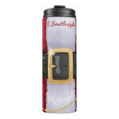 Close-up van het pak van de kerstman thermosbeker (Voorkant)