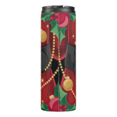 Close-up van het pak van de kerstman thermosbeker (Achterkant)