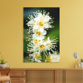 Close-up van kleine bloemen canvas afdruk (Insitu (Woonkamer))