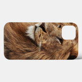 Close-up van mannelijke leeuw Case-Mate iPhone case (Achterkant (horizontaal))