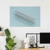 Close-up van medische stent poster (Thuiskantoor)