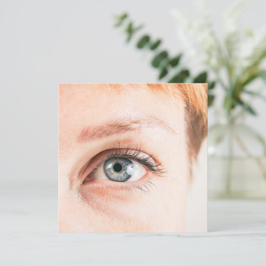 Close-up van menselijk oog (Staand voorkant)