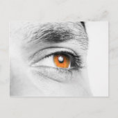 Close-up van menselijk oog briefkaart (Voorkant)