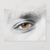 Close-up van menselijk oog briefkaart (Voorkant)