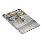 Close-up van Mozaïeken op Gaudi Building, Parc Notitieboek (Rechterzijde)