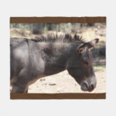 Close-up van muilezel - Arizona Fleece Deken (Voorkant (Horizontaal))