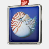 Close-up van Nautilus Metalen Ornament (Links)