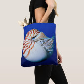 Close-up van Nautilus Tote Bag (Dichtbij)