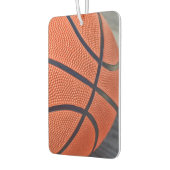 Close-up van Oranje basketbal Luchtverfrisser (Links)