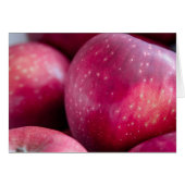 Close-up van rode appels Kaart (Voorkant Horizontaal)