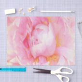 Close-up van Roze Pioen Tissuepapier (Craft)
