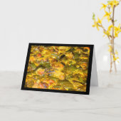 Close-up van Spaanse Paella Kaart (Gele Bloem)