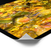 Close-up van Spaanse Paella Poster (Hoek)