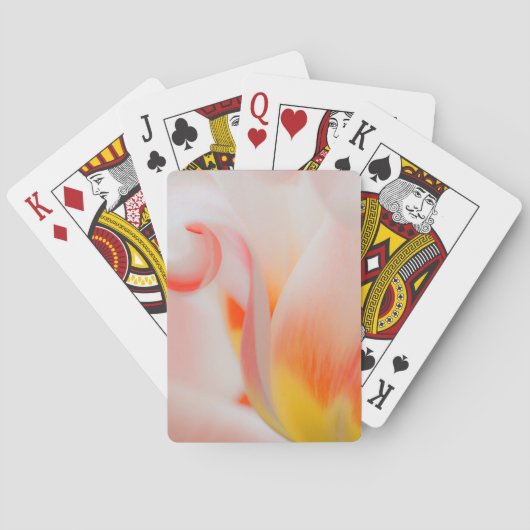 Close-up van tulp 3 pokerkaarten (Achterkant)