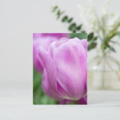 Close-up van tulp briefkaart (Staand voorkant)