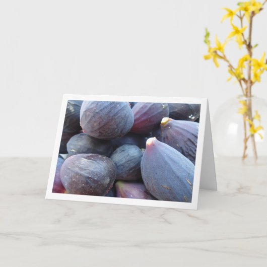 Close-up van vijgenfruit kaart (Gele Bloem)