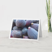 Close-up van vijgenfruit kaart (Voorkant)