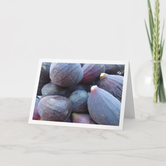 Close-up van vijgenfruit kaart (Voorkant)