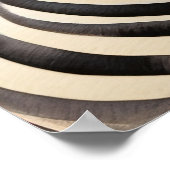 Close Up Zebra Pair Bold en opvallend wild Poster (Hoek)