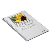 Close-up Zonnebloemblaadjes Dauwdruppels 6.5x8.75 Notitieboek (Rechterzijde)