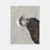 Close-upfoto van een visarend fleece deken (Voorkant)