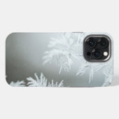 Close-upopname van sneeuwvlokken iPhone hoesje (Achterkant horizontaal)