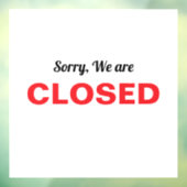  Close Window Cling voor elke ruimte Raamsticker (Vel 3)