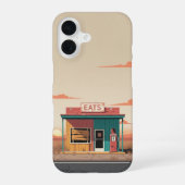 Closed Desert Stop iPhone 16 Hoesje (Achterkant)