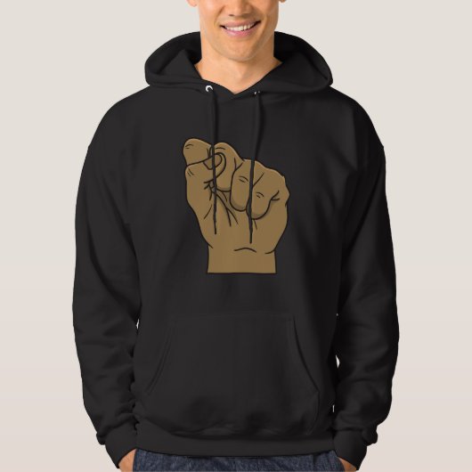 Closed Fist Resistance Opposition Hoodie (Voorkant)