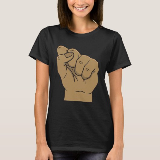 Closed Fist Resistance Opposition T-shirt (Voorkant)