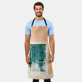 Closed green wooden door schort (Gedragen)