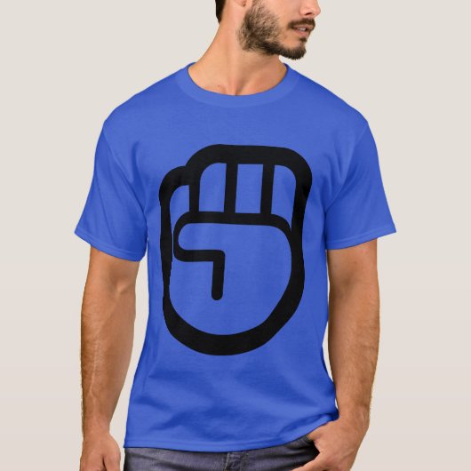 closed hand t-shirt (Voorkant)
